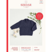 Sirdar Diamond Stitch 8 Ply Sweater 5383