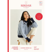 Sirdar All-over Fair Isle Sweater In Cashmere Merino Silk DK 10311