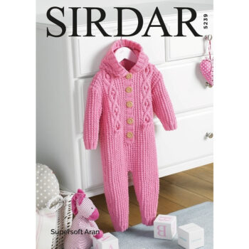 Sirdar All In One Cable Romper Aran
