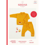 Sirdar Toad Stool Sweater & Trousers In 8 Ply 5434