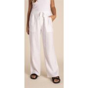 Two-T's White Linen Pant