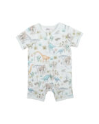 Bebe Kai Short Sleeve Zip Romper