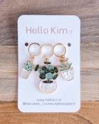 Hello Kim Houseplants Stitch Ring Markers
