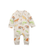 Fox & Finch Lounging Lizard Ls Zip Romper