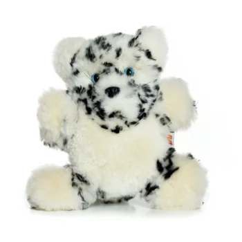 Flat Friends Lola Sheepskin Snow Leopard Amelia Toy