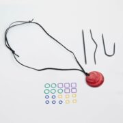 KnitPro Magnetic Knitters Necklace Kit - Cherry Berry