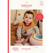 Sirdar Tiny Tasselled Sweater In Snuggly 4 Ply