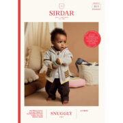 Sirdar Hippy Hooded Cardi In Snuggly 4 Ply