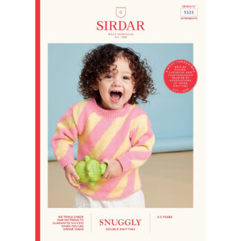 Sirdar Beach Hut Stripe Sweater In Snuggly DK