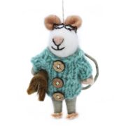 Susie Mouse Wool Hanging Decoration