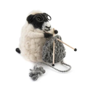 Knitting Nell Wool Sheep From Woolacombe - Grey
