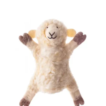Sue Sheep Wool Felt Hand Puppet
