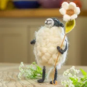 Barbara Sheep with flower