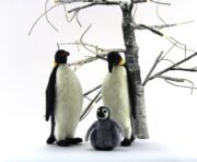 Peter, Piper and Pickle Penguin Family Needle Felting Kit