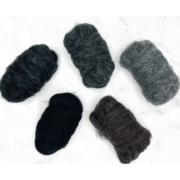 Dark Tones Carded Sliver Mixed Bag 125g