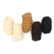 Animal Tones Carded Sliver Mixed Bag 125g