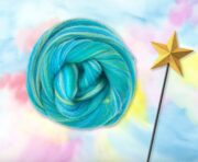 Merino Wool & Glitter Roving 100g  - It Calls Me