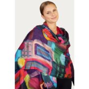 Tradition Textiles Merino Wool Hatch Scarf