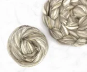 Merino Wool, Blue Faced Leicester, Bamboo, Flax Roving 100g - Little Wren