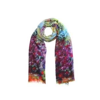 Merino Wool & Silk Scarf Old Masters