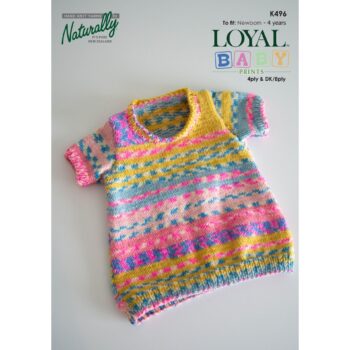 Naturally Loyal 4 & 8 Ply Knitted Dress Pattern