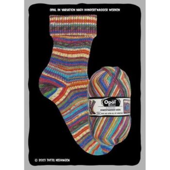 Opal Hundertwasser 4 Ply Sock Yarn 100g - 970
