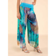 Imagine Fashion Silk Pants Aqua Mist