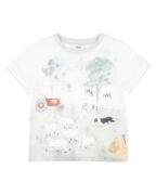 Bebe Chester Print Farm Tee