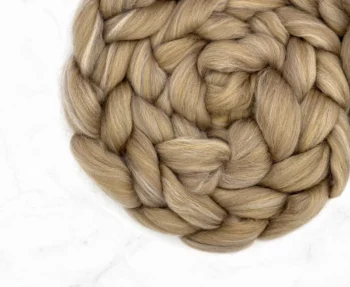 Merino Wool & Bio-Nylon Roving 100g - Potter's Wheel