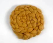 Recycled Wool Roving Speckle 100g - Marmalade Orange