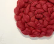Recycled Wool Roving Speckle 100g - Chili Red