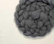 Recycled Wool Roving Speckle 100g - Stone Grey