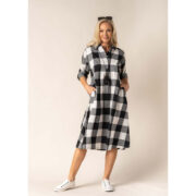 Imagine Fashion Lolita Cotton Dress in Onyx Check