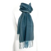 Baby Alpaca Scarf - Blue Lagoon