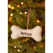 Wool Woof Bone Bauble