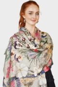 Tradition Textiles Silk Cottage Garden Scarf