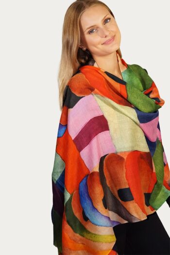 Tradition Textiles Merino Wool Tiers Scarf