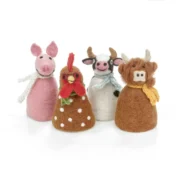 Felted Wool Barnyard Buddies Egg Cosy Decoration