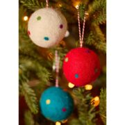 Wool Polkadot Bauble