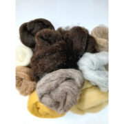 Carded Sliver Mixed Pack 100g Neutrals