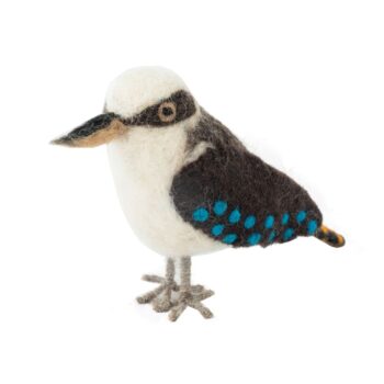 Handmade Felted Wool Kookaburra