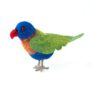 Handmade Felted Wool Lorikeet