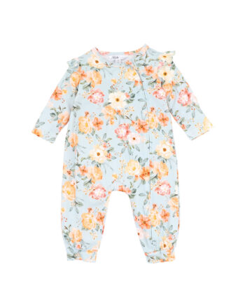 Bebe Lyla LS Zip Romper
