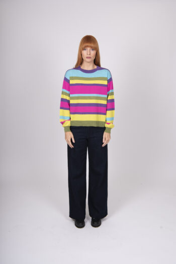 Bridge & Lord Multi Stripe Pullover