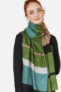 Tradition Textiles Merino Wool Horizontal Bars Scarf Cool