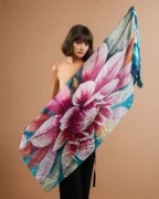 Daisy 100% Silk Scarf