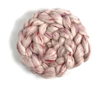 Polwarth Wool & Nepps Roving 100g – Tart