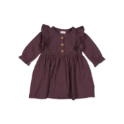 Burrow & Be Hazel Dress Plum