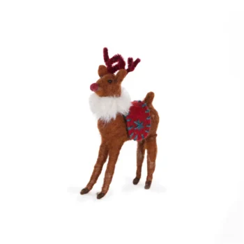 Medium Wool Rudolph Reindeer