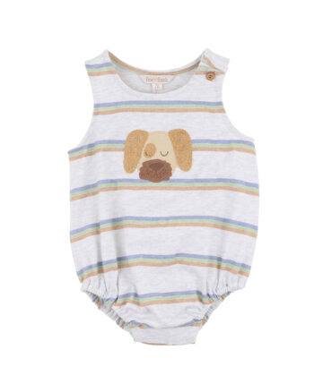 Fox & Finch Wildlings Stripe Dog Bodysuit